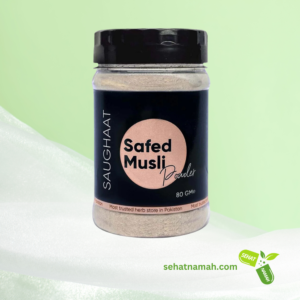Safed (White) Musli Powder, 60g - Saughaat herbal medicine